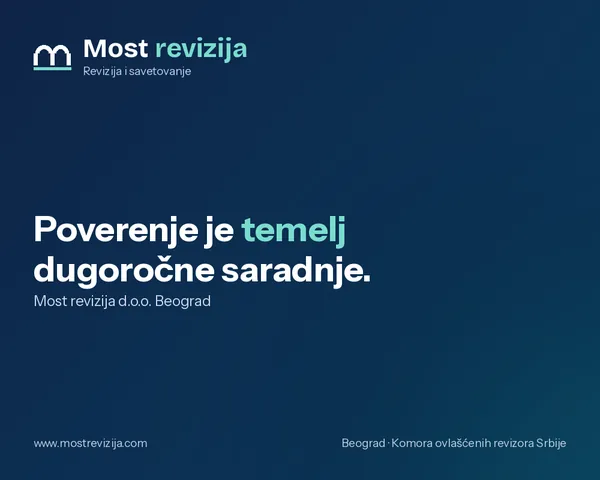 Most revizija – poverenje kao temelj dugoročne saradnje