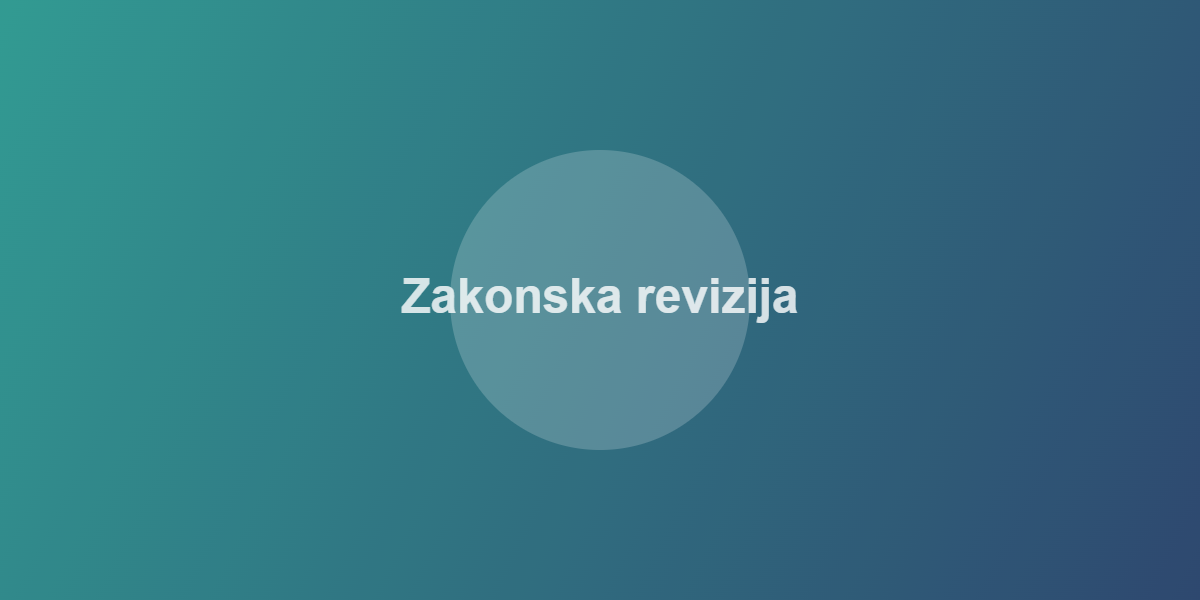 Zakonska revizija