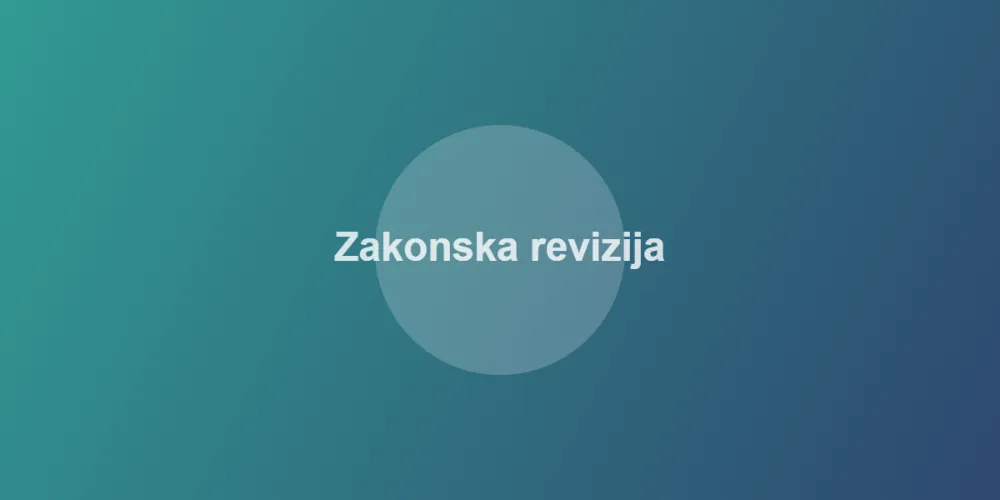 Zakonska revizija