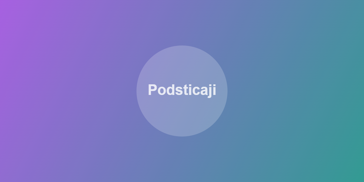 Podsticaji za male biznise
