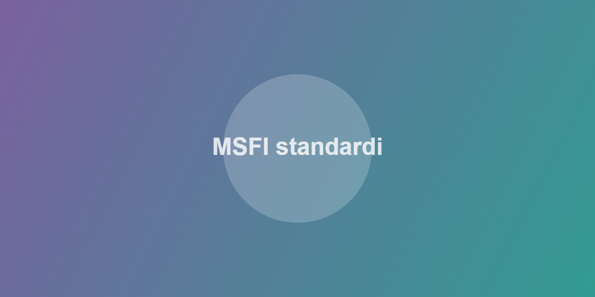 MSFI standardi